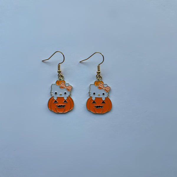 Spooky Hello Kitty Earrings