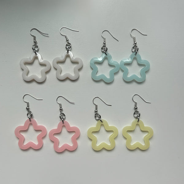 Jelly Flower Earrings