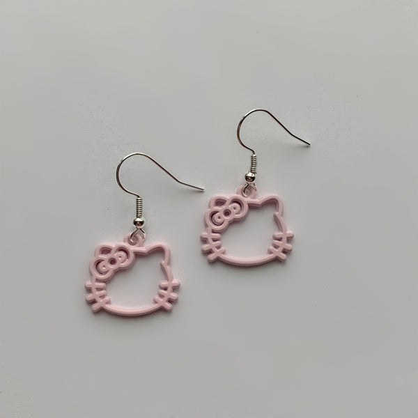 Hello kitty dangle earrings on sale